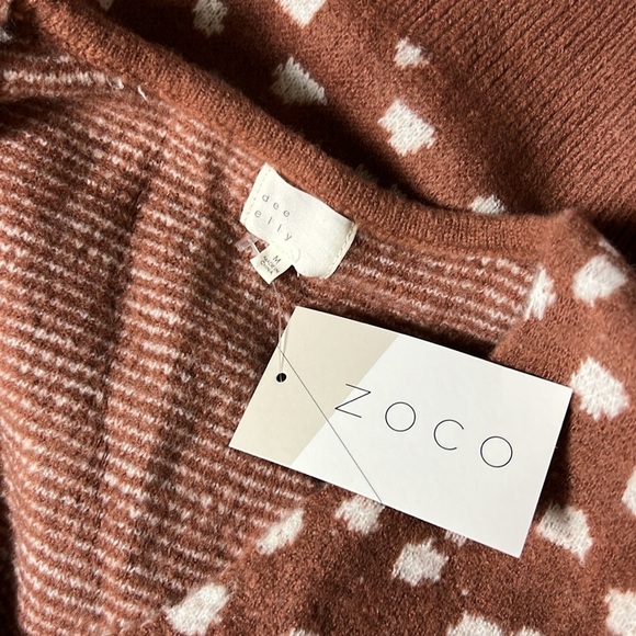 NWT | Dee Elly | Spotted Fawn Sweater - Picture 6 of 6